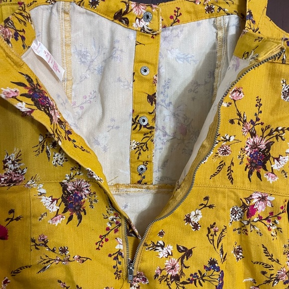 NEW Mustard Floral Dress - Picture 8 of 8